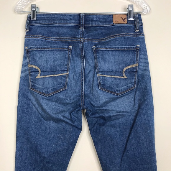 AEO Super Stretch High Rise crop Jeggings - Picture 8 of 9